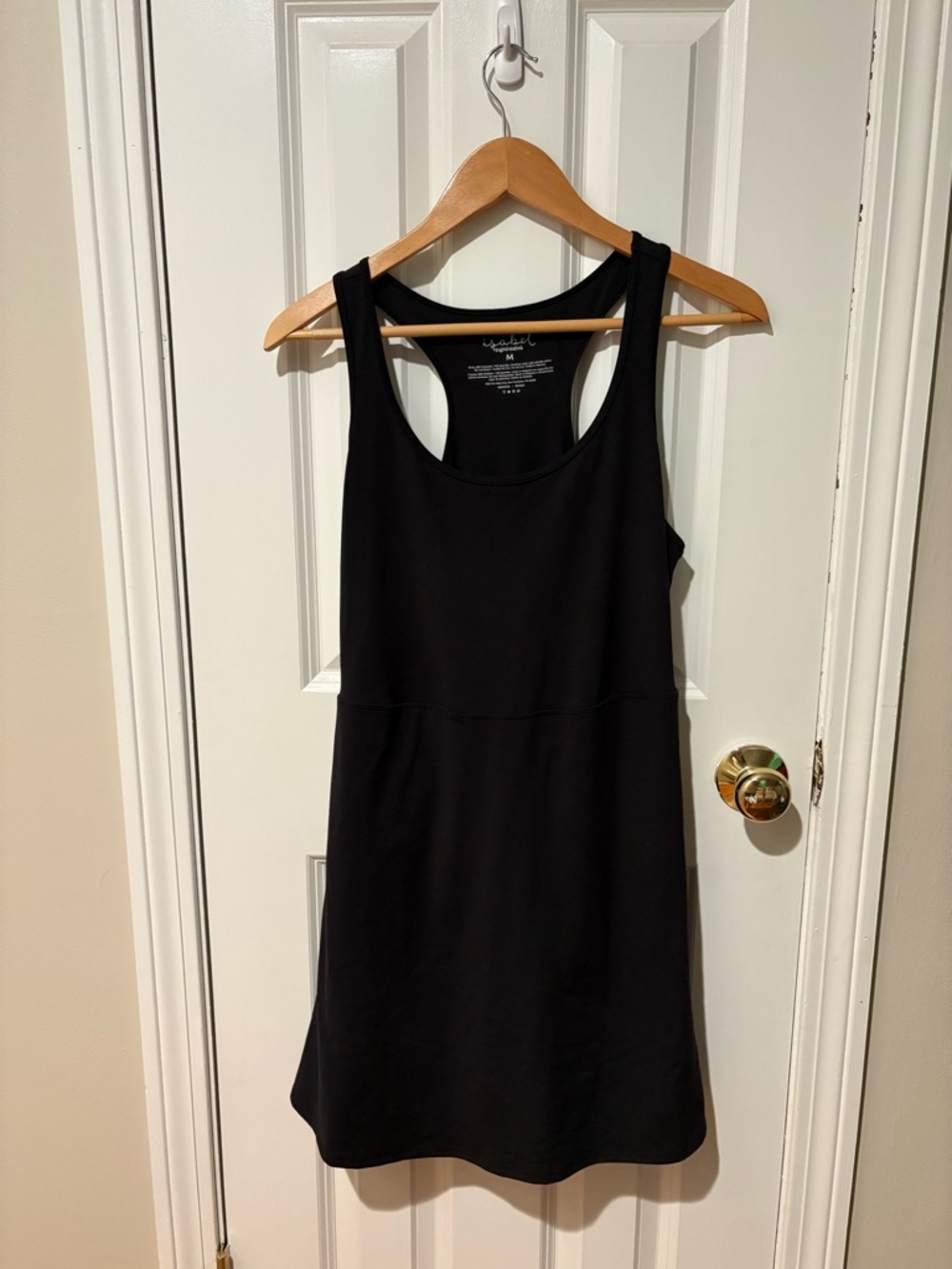 Isabel Maternity by Ingrid & Isabel Black Racerback Tank Dress